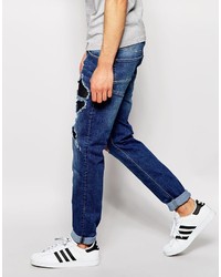 Jean déchiré bleu Asos