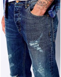 Jean déchiré bleu Asos