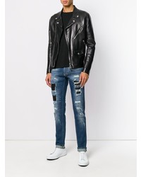 Jean déchiré bleu Philipp Plein