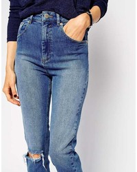 Jean déchiré bleu Asos