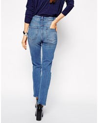 Jean déchiré bleu Asos