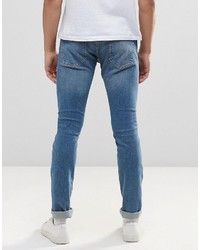 Jean déchiré bleu Pull&Bear