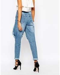 Jean déchiré bleu Asos