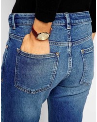 Jean déchiré bleu Asos