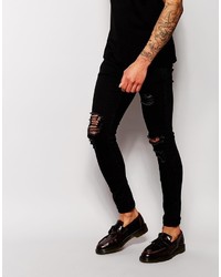 Jean déchiré noir Asos