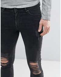 Jean déchiré noir Asos