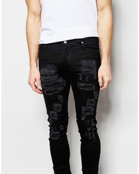 Jean déchiré noir Asos