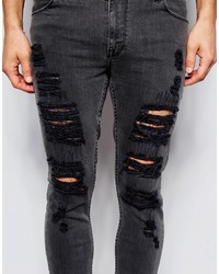 Jean déchiré noir Asos