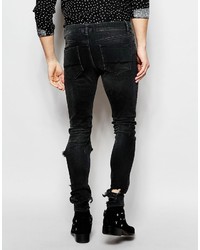 Jean déchiré noir Asos