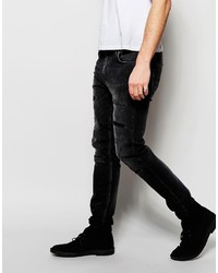 Jean déchiré noir Nudie Jeans