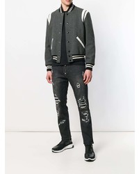 Jean déchiré noir Philipp Plein