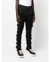 Jean déchiré noir Rick Owens DRKSHDW