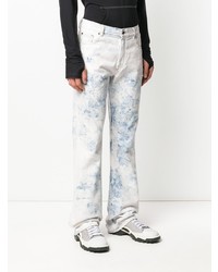 Jean délavé à l'acide bleu clair Off-White