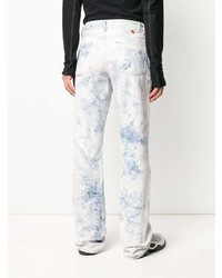 Jean délavé à l'acide bleu clair Off-White