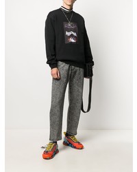 Jean délavé à l'acide gris MSGM