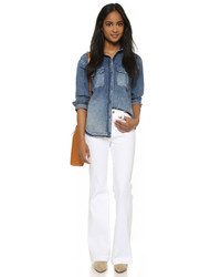Jean flare blanc AG Jeans