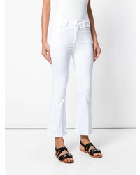 Jean flare blanc Frame Denim