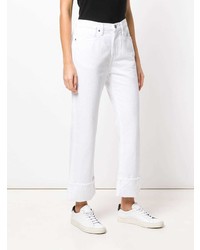 Jean flare blanc Frame Denim