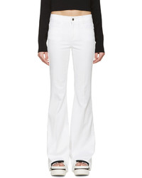 Jean flare blanc Stella McCartney