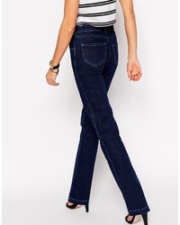 Jean flare bleu marine Asos