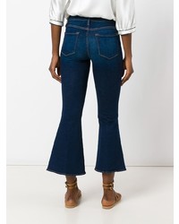 Jean flare bleu marine Frame Denim