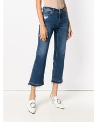 Jean flare bleu marine Pinko