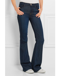 Jean flare bleu marine J Brand