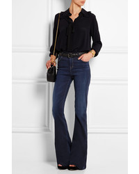 Jean flare bleu marine J Brand