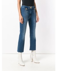 Jean flare bleu Elisabetta Franchi