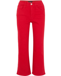Jean flare rouge 3x1