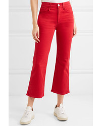 Jean flare rouge 3x1