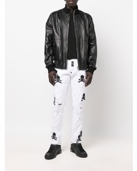 Jean imprimé blanc et noir Philipp Plein