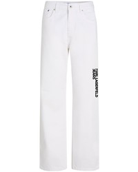 Jean imprimé blanc KARL LAGERFELD JEANS