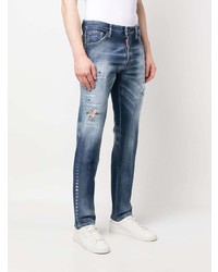 Jean imprimé bleu clair DSQUARED2