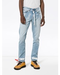 Jean imprimé bleu clair Off-White