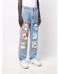 Jean imprimé bleu clair RIPNDIP