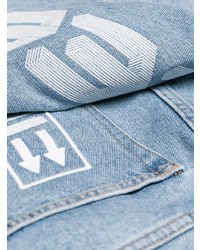 Jean imprimé bleu clair Off-White