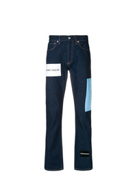 Jean imprimé bleu marine Calvin Klein Jeans