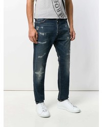 Jean imprimé bleu marine Philipp Plein