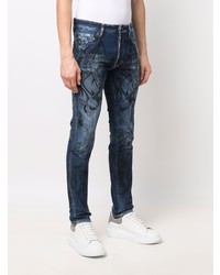 Jean imprimé bleu marine DSQUARED2