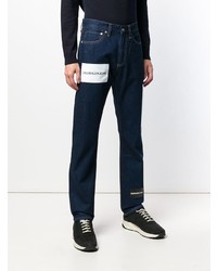 Jean imprimé bleu marine Calvin Klein Jeans