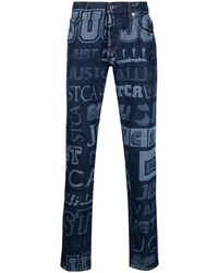 Jean imprimé bleu marine Just Cavalli