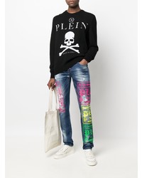 Jean imprimé bleu marine Philipp Plein