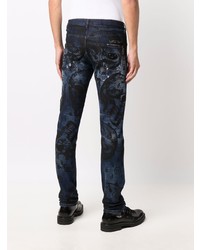 Jean imprimé bleu marine Philipp Plein