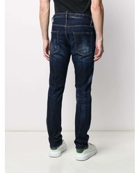 Jean imprimé bleu marine DSQUARED2