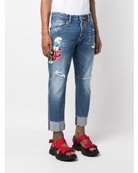 Jean imprimé bleu DSQUARED2