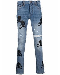 Jean imprimé bleu Philipp Plein