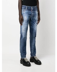 Jean imprimé bleu DSQUARED2