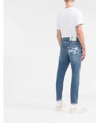 Jean imprimé bleu Off-White