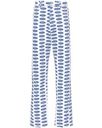 Jean imprimé bleu Versace
